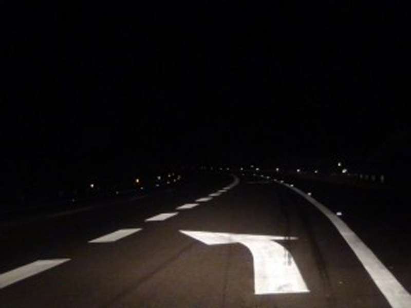How To Increace Line Marking Paint Reflective Effect  