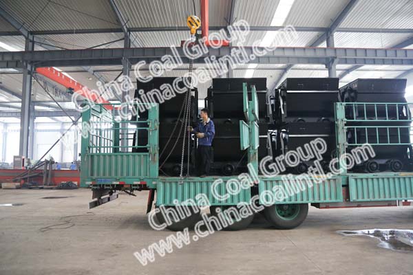 China Coal Group Exported A Batch of Bucket Tipping Mine Cart to Russia