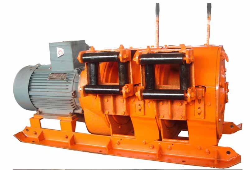 The working environment of 2JP type scraper winch