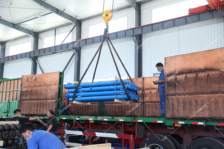 A Batch Of Mining Steel Acrow Props Of China Coal Group Are Sent To Shanxi Province