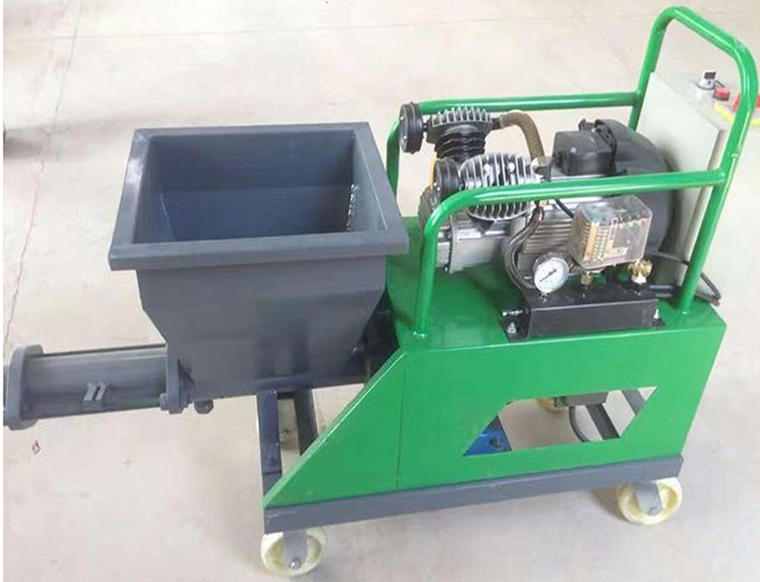 There Are Several Main Parts Of The Mortar Spraying Machine