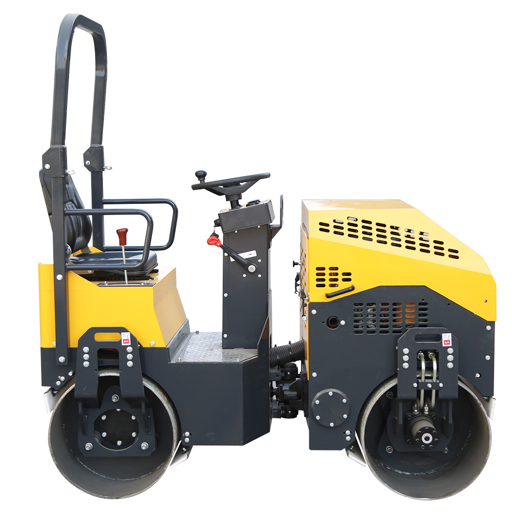 Water-Cooled  Ride On Double Drum Tandem Vibration Compactor Roller