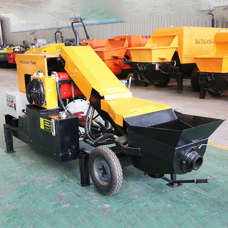 Diesel Engine Automatic Portable Concrete Pump