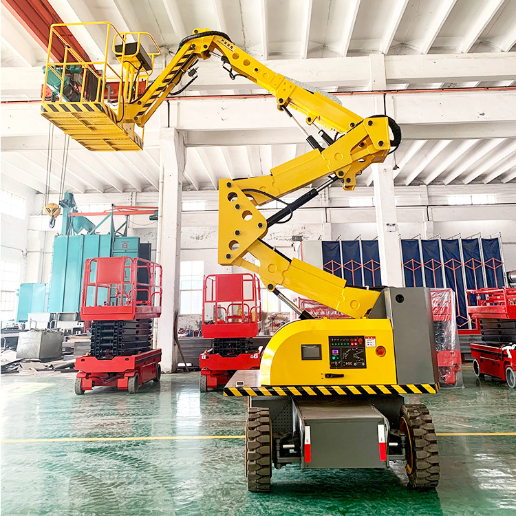 Fully Self-Propelled Curved Arm Lifting Platform